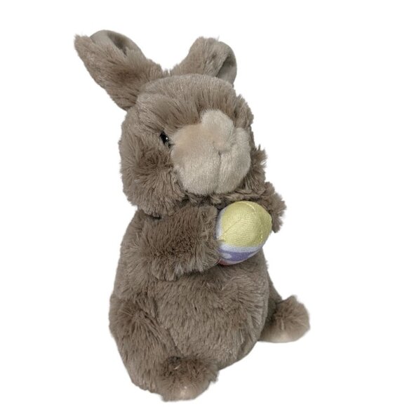 Gund Lil Whispers Gray Easter Bunny Stuffed Animal 9" - Picture 1 of 8